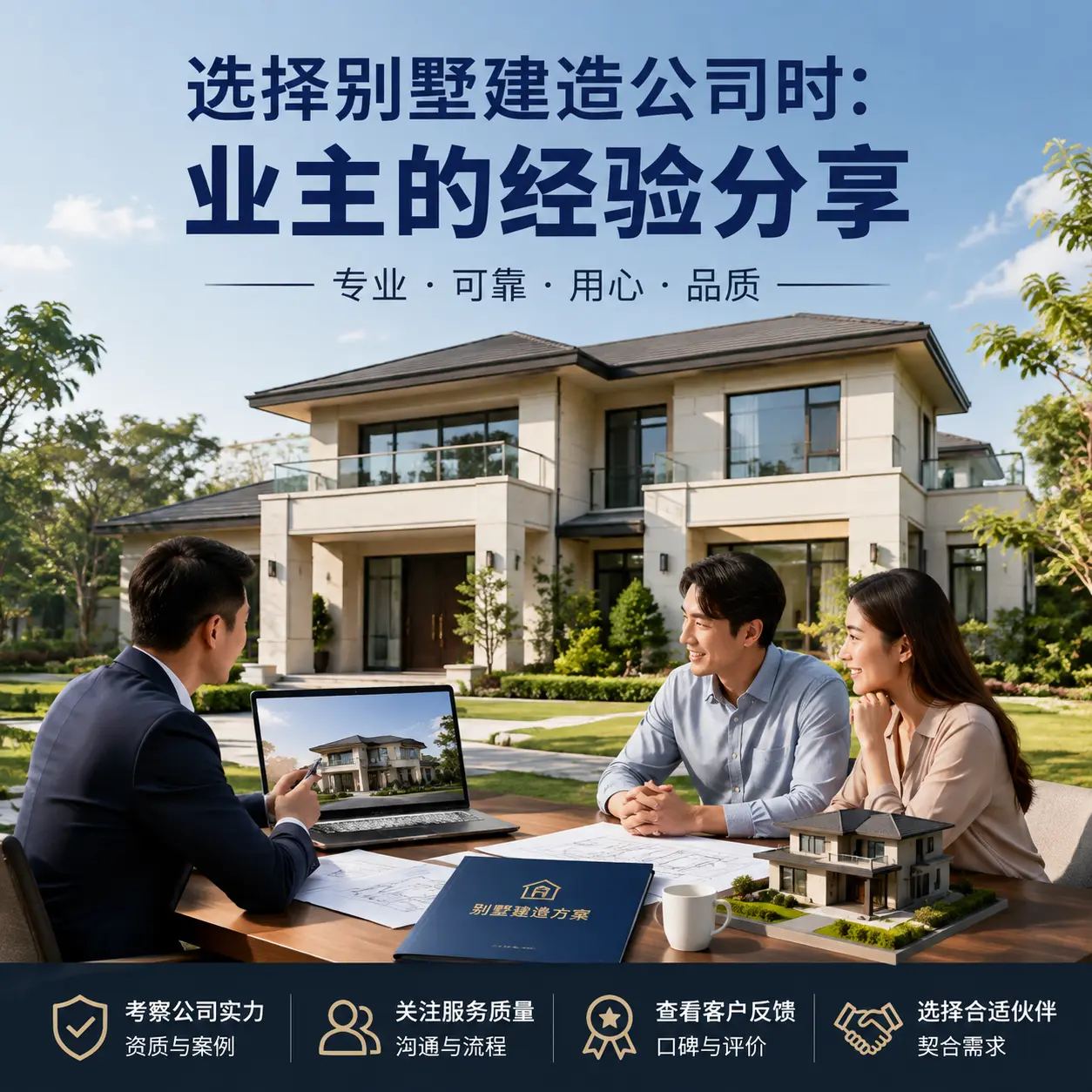 选择别墅建造公司时： 黄平 业主的经验分享