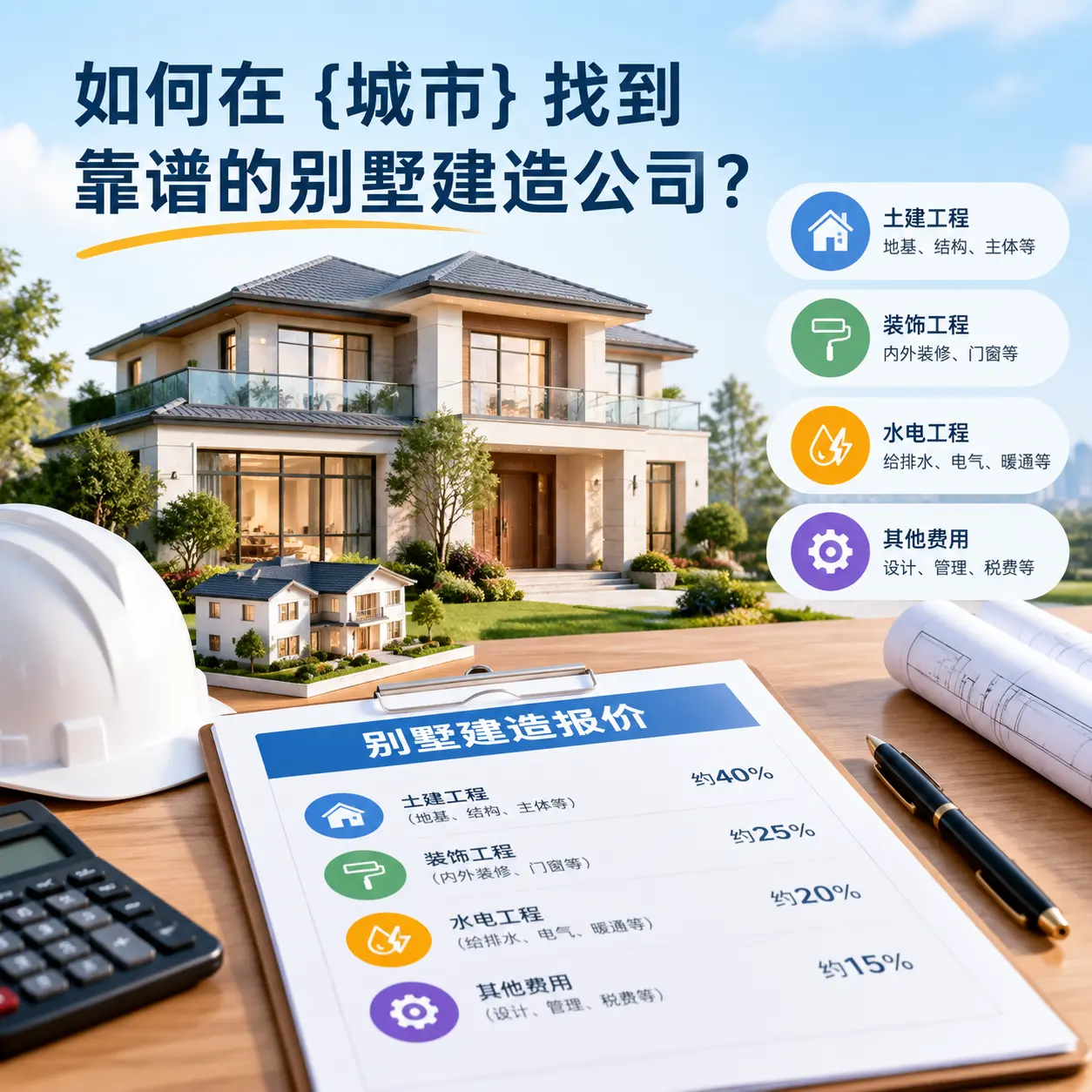 如何在 黄平 找到靠谱的别墅建造公司?