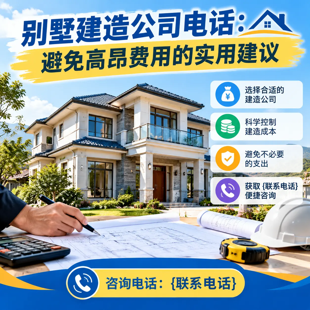 黄平别墅建造公司电话：避免高昂费用的实用建议