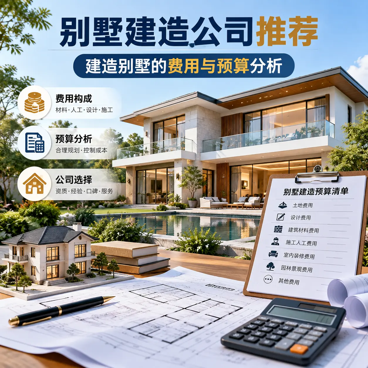 别墅建造公司推荐: 黄平 建造别墅的费用与预算分析