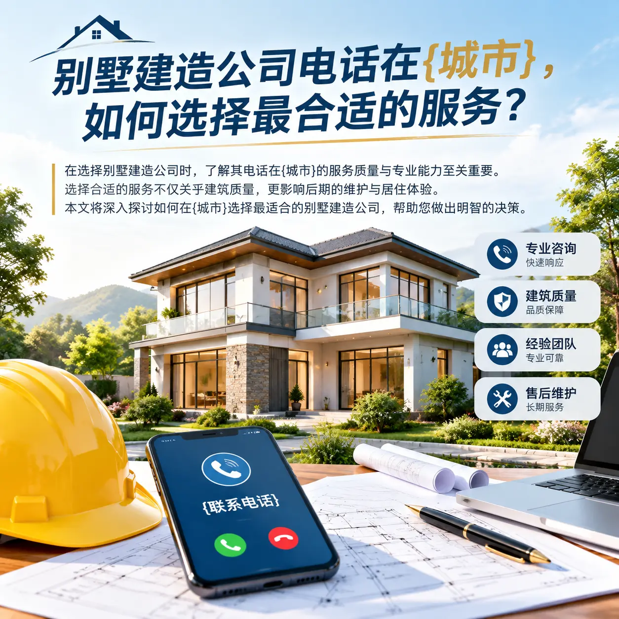 别墅建造公司电话在黄平,如何选择最合适的服务?