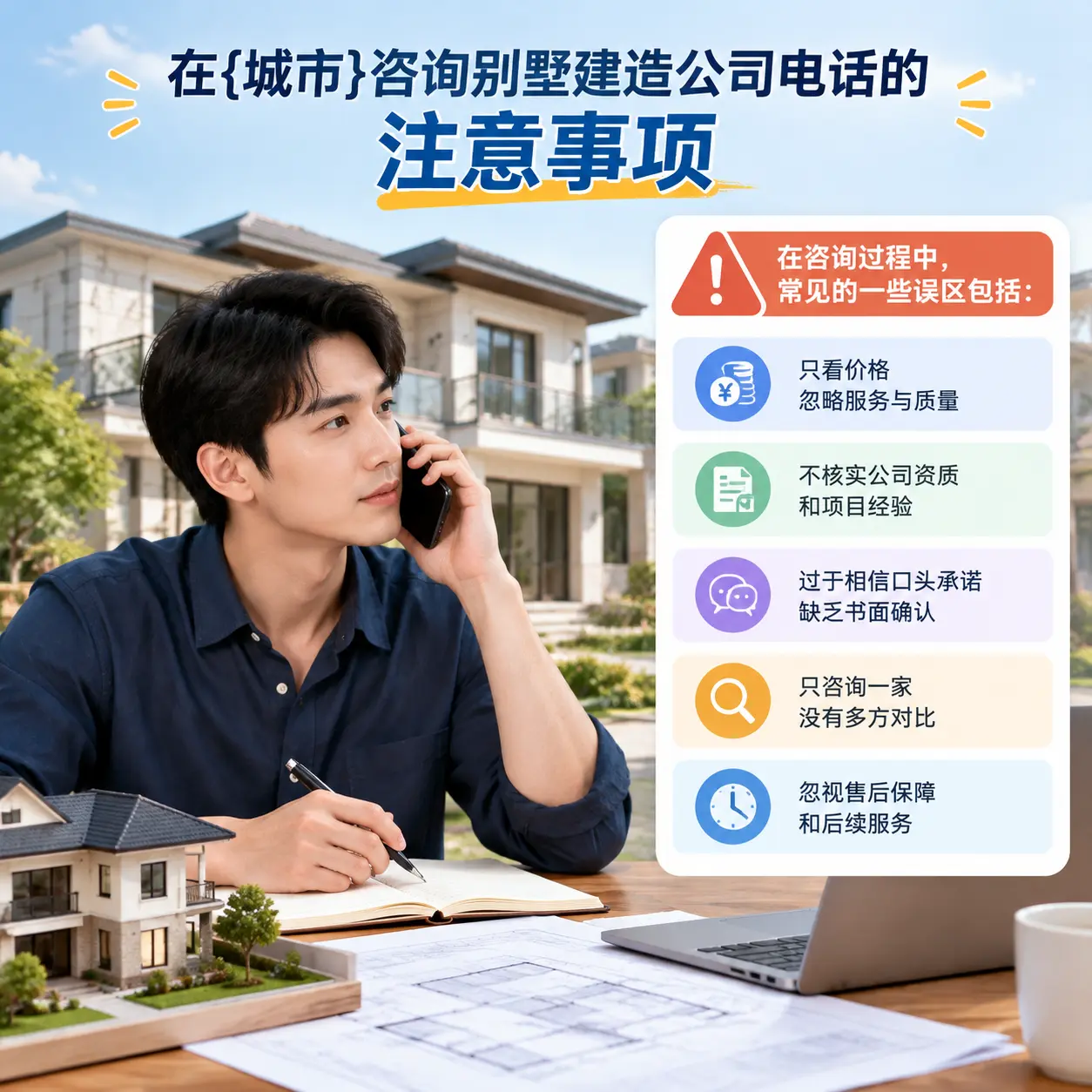 在黄平咨询别墅建造公司电话的注意事项