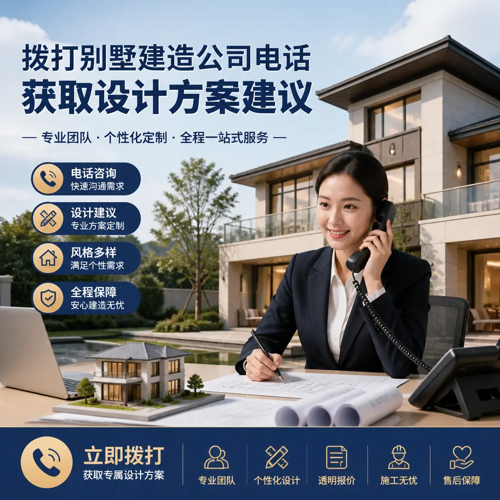 拨打黄平别墅建造公司电话,获取设计方案建议
