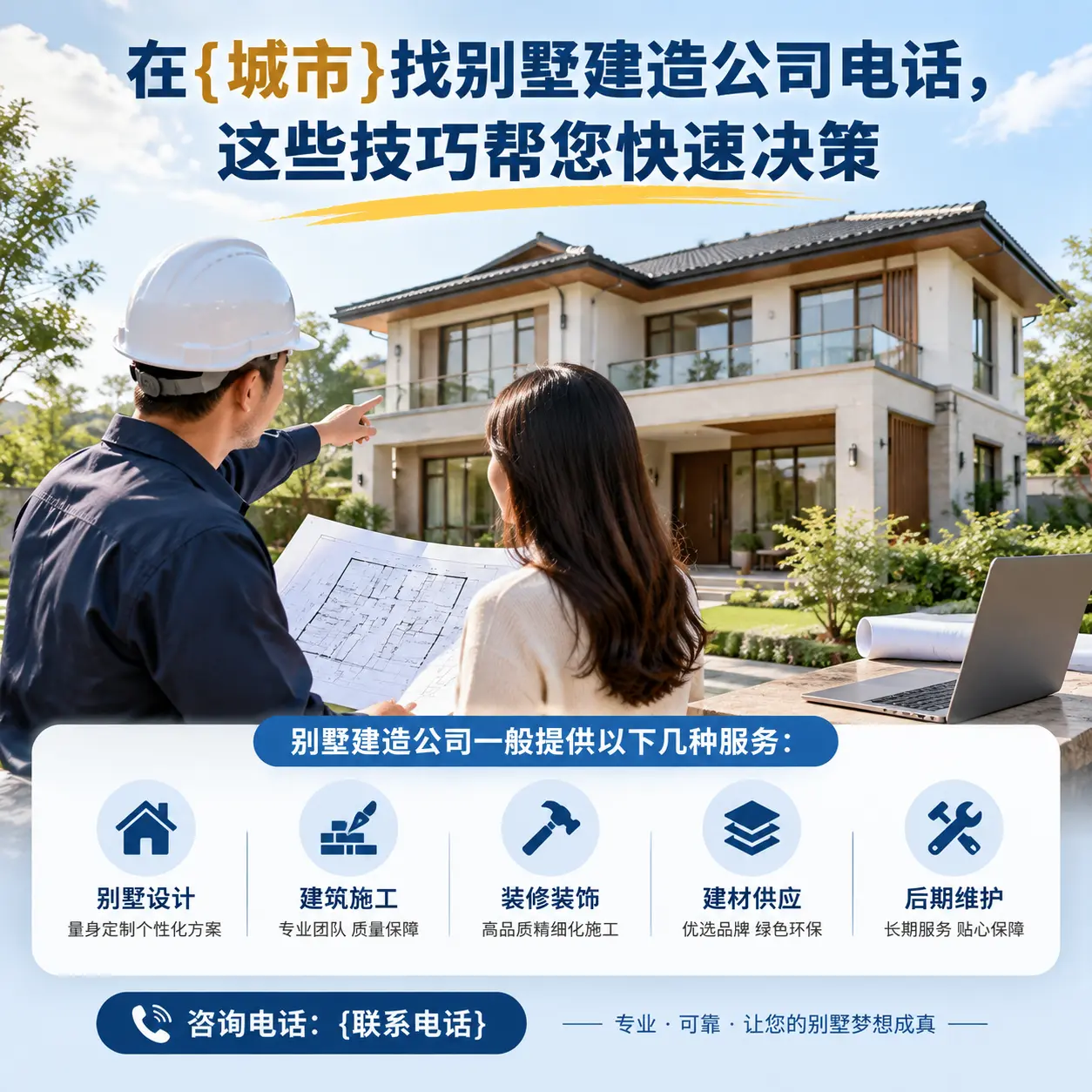 在黄平找别墅建造公司电话,这些技巧帮您快速决策