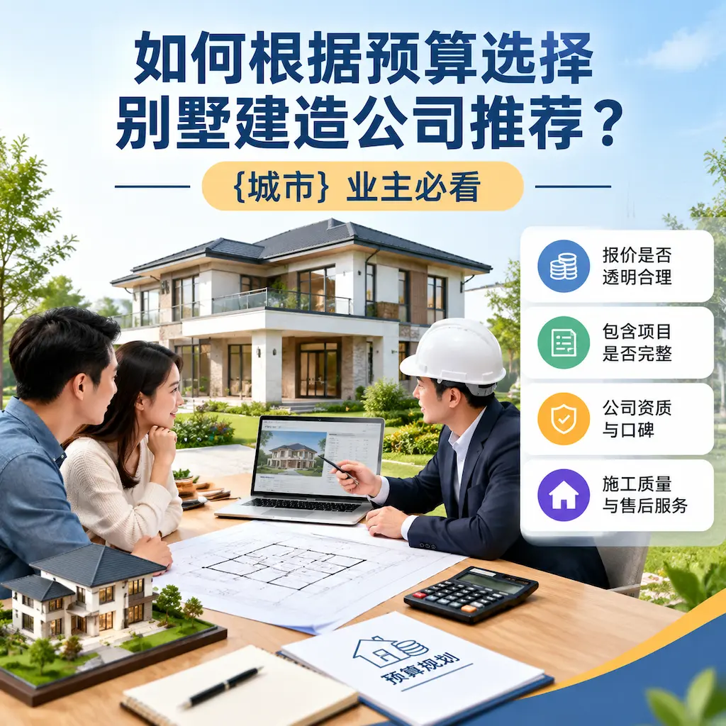 如何根据预算选择别墅建造公司推荐？ 黄平 业主必看