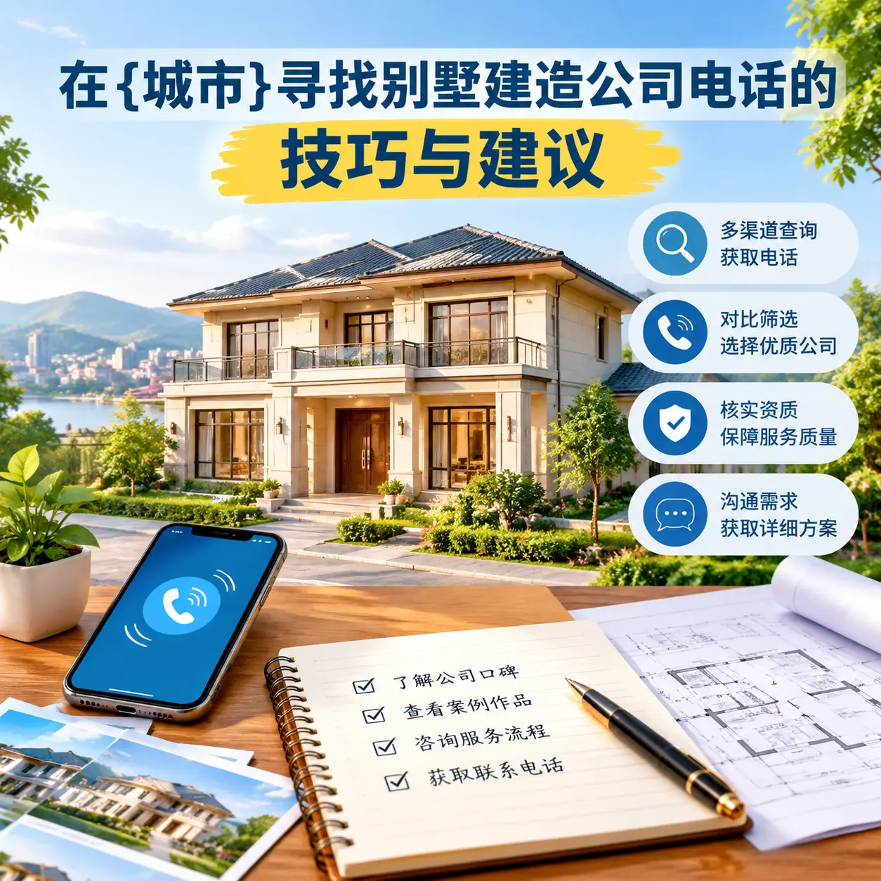 在黄平寻找别墅建造公司电话的技巧与建议