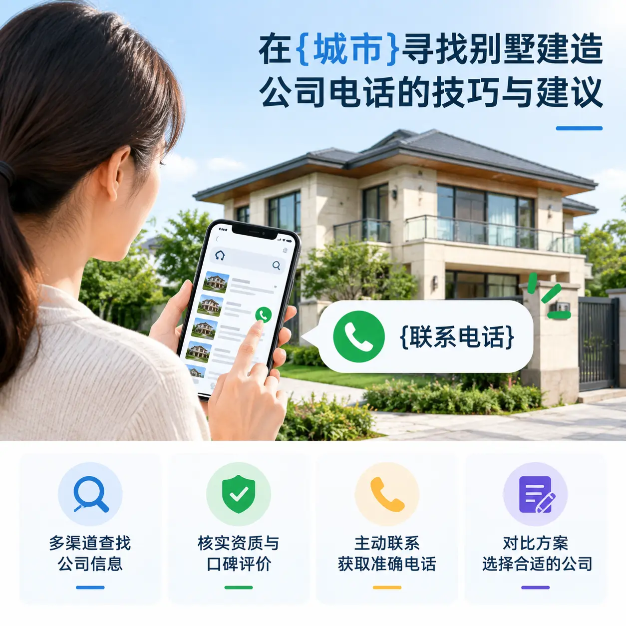 在黄平寻找别墅建造公司电话的技巧与建议