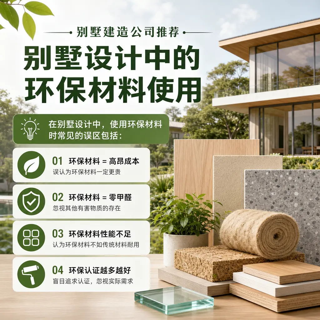 别墅建造公司推荐: 黄平 别墅设计中的环保材料使用
